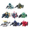 Char's Counterattack SD Gundam Model Kit (set of 8)