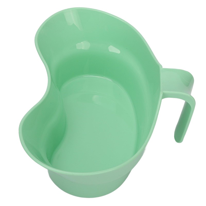 300ml Basin Cup for Elderly Bedridden, Inward Curved Vomit Bowl