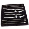8X Stainless Steel Seafood Crab Lobster Nutcracker Forks Pliers Tool