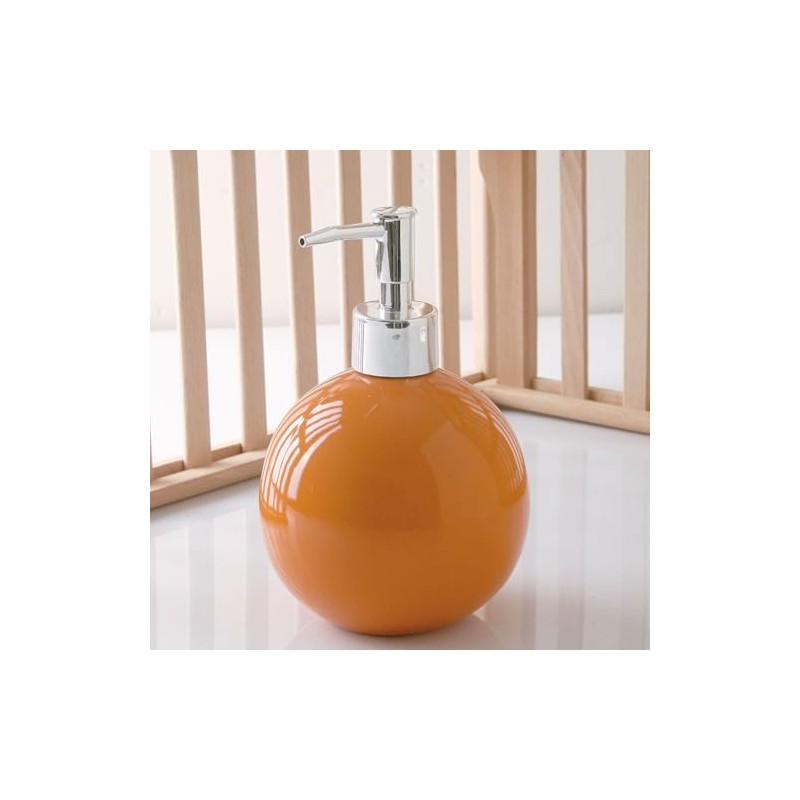 Ceramic Soap Dispenser for Bathroom Kitchen Shower Round Ball Shaped