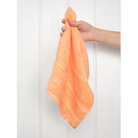 American Soft Linen Luxury Washcloths for Bathroom, 100% Turkish Cotton Washcloth Set of 4, 13x13 in Soft Washcloths for Body and Face, Wash Rags for Kitchen, Baby Washcloths, Malibu Washcloths