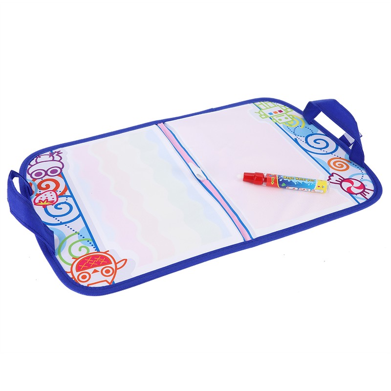 Water Drawing Cloth Water Drawing Blanket Handbag with Pen Doodle