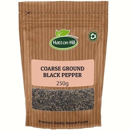 Cracked Black Pepper (Coarse Ground) 250g by Hatton Hill
