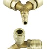 Compressed Air Y Splitter 2-Way Quick Coupling System Metal Design
