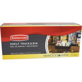 Rubbermaid Pantry Organization SHELF TRACK AND BIN