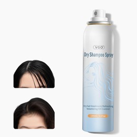 VGO Dry Shampoo Absorbs Oils & Impurities Ultra-Lightweight for All Hair Types, 150ml/ 5.07oz