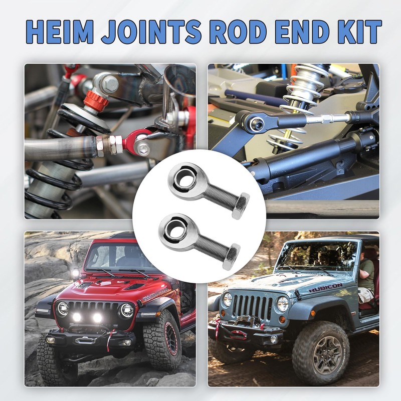 RABROPAR 7/8"-14 Heim Joint Rod End Kit Left and Right