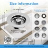 Kitchen Sink Drain Strainer, Pop-up Sink Stopper, 3-in-1 Universal Sink