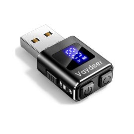 Vaydeer Metal Mini Mouse Jiggler, T5s Mouse Mover with Timer, LED Countdown, Undetectable, 3-Button Control, for Office, Remote Work, Online Meetings,Shaker Wiggler to Boost Your Productivity (Black)