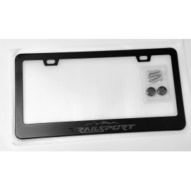 Gearhead Frames Black on Black Honda TrailSport  License Plate Frame Premium Black Metal