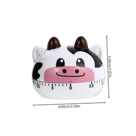 ABOOFAN 2Pcs Cartoon Mechanical Timer Kitchen Reminder Baking Timer Easy to Use for Students and Special Needs Random Style Design