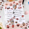 Lemsoda Diary Stickers, Set of 4, Cute, Stylish, Daily Accessories,