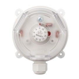 LEFOO LF32 Air Switch Gauge HVAC Adjustable Differential Pressure Switch Air Differential Pressure Switch Set Point Range (30-300Pa,30DP)