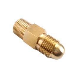 SUPERTOOL CO2 Adapter 2PCS Cylinder Adaptor RH Thread Argon Adaptor for CO2 Regulator (G5/8 to G5/8)