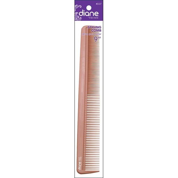 Fromm International D37 Diane Styling Comb, Bone/Black, 12-Count