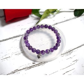 NKIPORU Side by Side or Miles Apart Sisters Bracelet Gifts from Besties and Friend Bff Soul Sister Present Sisters Christmas Gifts Purple