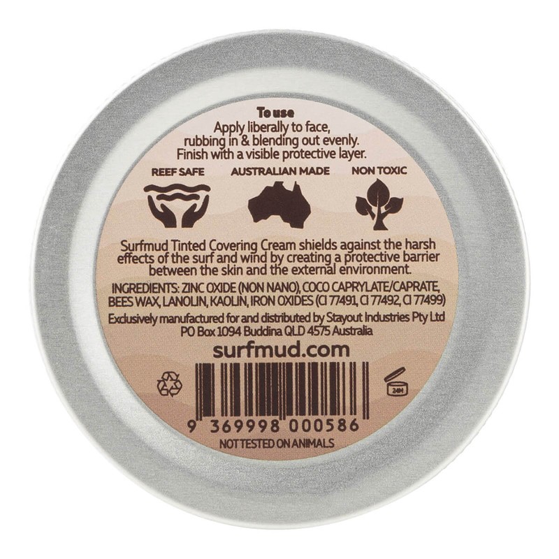 Surfmud Natural Zinc Tinted Covering Cream, 45g