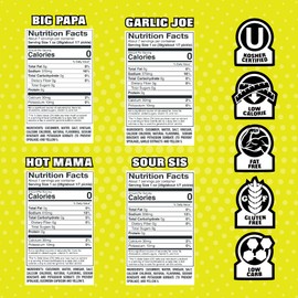 Van Holten's Pickles - Charismatic Characters Pickle-In-A-Pouch Sampler - 12 Pack