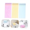 BUGUUYO 3pcs Absorbent Jacquard Washcloths Quick Drying Face Towels for