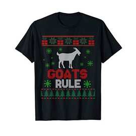 Goats Rule Pet Lovers Merry Goatmas Christmas Ugly Sweater T-Shirt