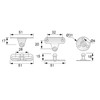 Damper Gas Spring Gas Spring Compression Spring Mini Short 120N
