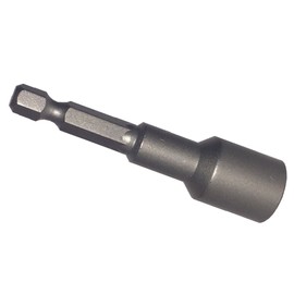 11mm Bi-Hex Nut Driver 65mm Long with 1/4" Hexagon Drive Suitable for Cladding and Roofing