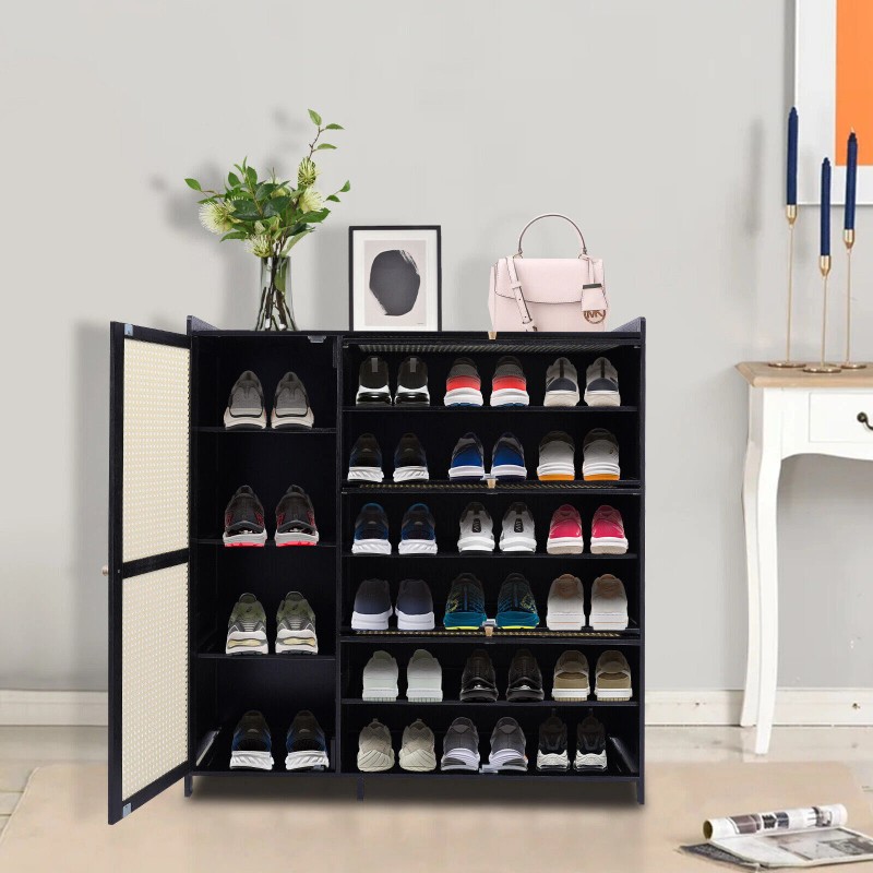 7-tier Shoe Storage Cabinet with Shelves for Entryway, Hallway,Closet