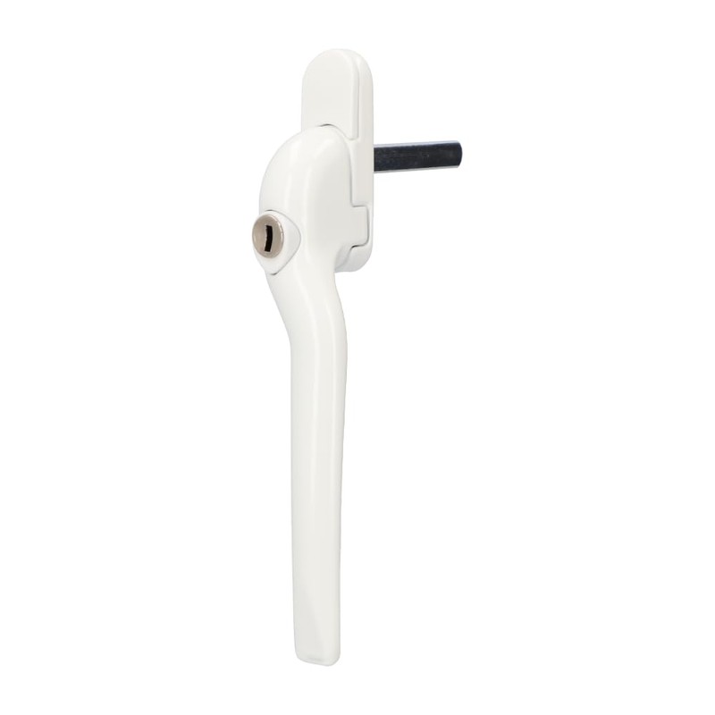 The Venetian Slimline Espag Window Handle in White - Low