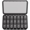 Daviky Pill Organizer 3X a Day, Weekly Pill Box 7