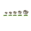2 Pcs Aluminum Female Weld On Bung, NPT Weldable Fuel