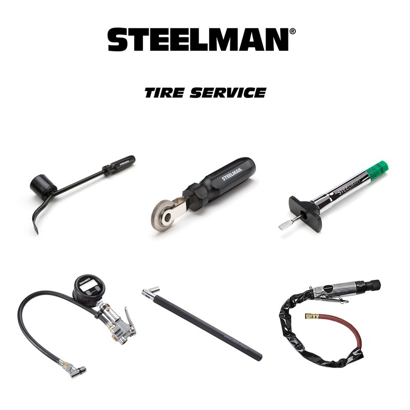 Steelman Color Coded Tread Depth Gauge, Quickly Identifies Amount of