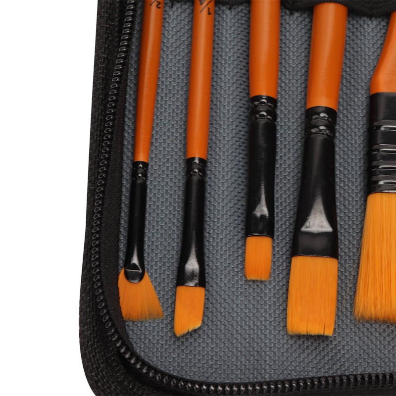 Oil Paint Brush Set Hand Tempered Ergonomic Handle Paint Brush