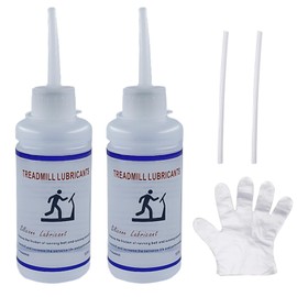 Treadmill Oil 180 ml, Easy to Apply Treadmill Oil, for Treadmill and Sports Equipment, for Gears, Hinges and Pulleys, Forms a Durable Protective Layer, 20 cm Long Tubes x 2 + 50 Gloves