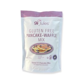 gfJules Certified Gluten Free Pancake & Waffle Mix | No Grit, Non-GMO, Vegan | Certified Top 9 Allergen-Free & Kosher | Voted #1 by Gluten Free & Celiac Consumers | 16 Ounces