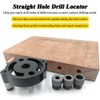 Mesee Dowel Drill Guide, Vertical Pocket Hole Jig Kit 3-Hole