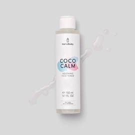 HelloBody Cocos Calm Soothing Face Toner (150ml) - Facial Cleansing with Aloe Vera and Coconut Extract - Revitalising Facial Toner