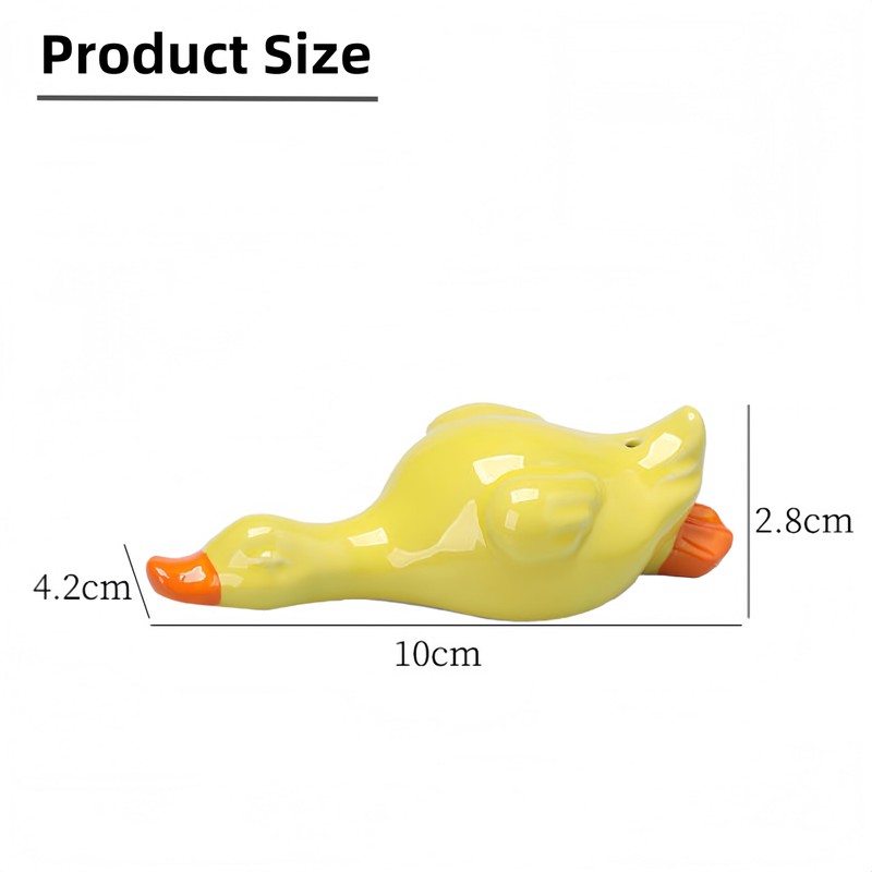 Little Yellow Duck Incense Burner Holder - Creative Ceramic Duckling