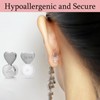 Kerryjewl Rubber Earring Backs for Droopy Ears,Silicone Earring Lifter for