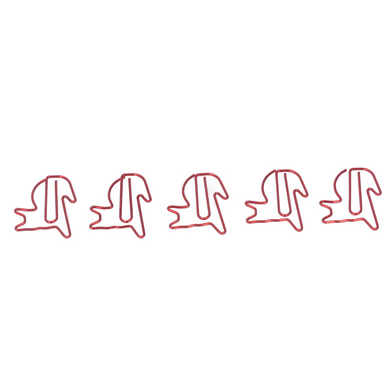 100pcs Cat Shape Paper Clips Increase Slip Resistance Rust Prevention