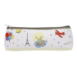 KIUB The Little Prince School Pencil Case, Yellow Stripes Characters (21 x 7 cm)