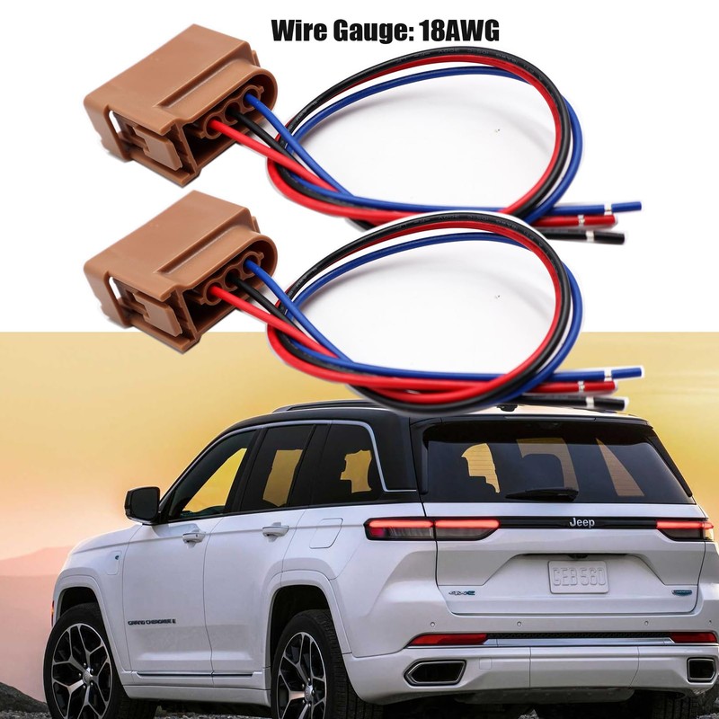 LIZAPUS Turn Signal Lights Connector Pigtail Compatible with Jeep Grand