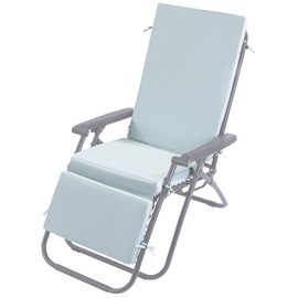 MABOZOO Patio Lounge Chair Cushion 60 Inch, Zero Gravity Lounge Chair Cushion, Sun Lounger Pad Replacement, Waterproof Patio Furniture Pad for Indoor Outdoor, Gray