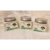 JNA avocado body scrub infused with green tea.