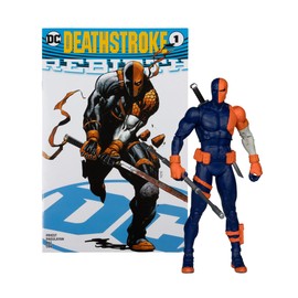 DC Direct Page Punchers Deathstroke (DC Rebirth) 7in Figure with Comic McFarlane Toys