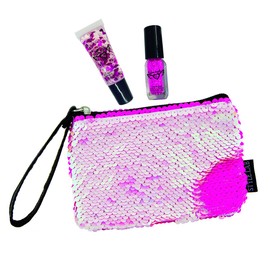 Fashion Angels Style Labs Beauty Wristlet, Pink, 5.5" x 5.75" x 1.25"
