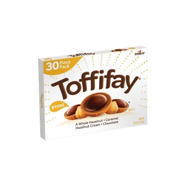 Toffifay - Caramel, Hazelnut, and Chocolate Chew - 30 pieces (8.8 oz)