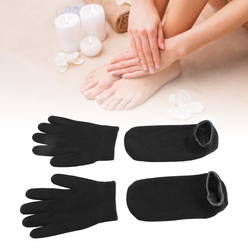 Gel Gloves Socks Set Moisturizing Soft Essential Oil Gloves Socks