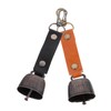WOONEKY Travel Essential: 2pcs Bear Bell Hangings Noise-producing Bells for