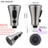 GORDEE Kitchen Faucet Sprayer Head Replacement, 3-Function(Stream/Spray/Aqua Blade) Sprayer Spout
