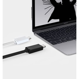 Quick Power Flat USB-C Cable Works for JBL Tour Pro+ TWS with USB 3.0 Gigabyte Speeds and Quick Charge Compatible! (Black 3.3ft1M)